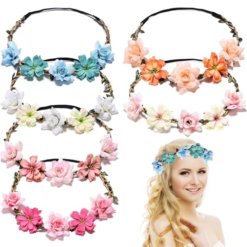 Iopjlk 6 St Ck Blumenkranz Stirnband Haare Kinder