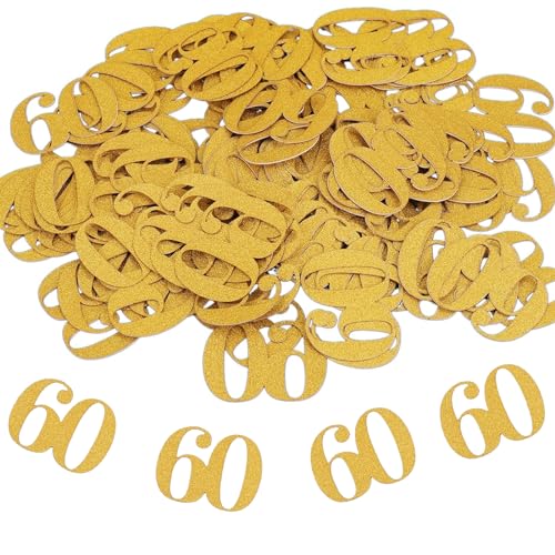 Goldrock Konfetti 60 Geburtstag Deko Gro 3 5x2