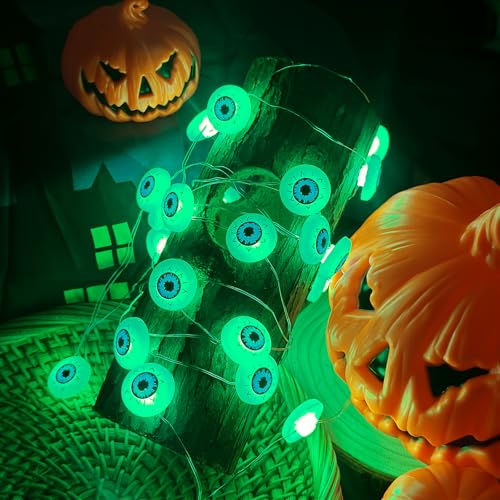 Sunshine Smile Halloween Lichterkette Aug Pfel 2m 20led