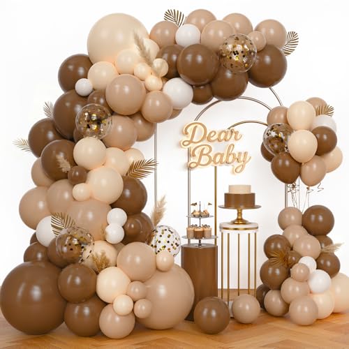 147st Ck Luftballons Braun Beige Girlande Braune Beige