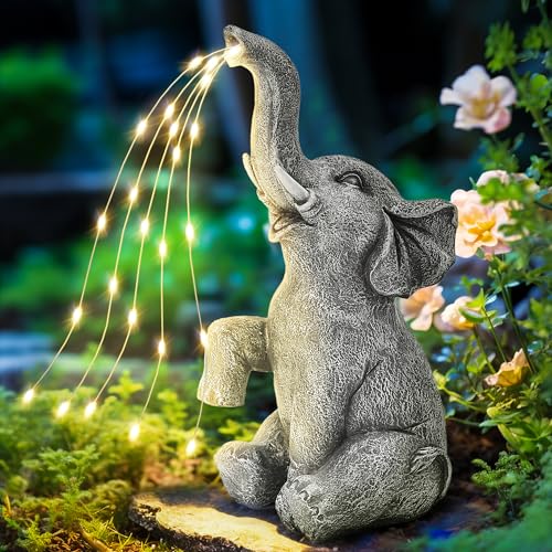 Gigalumi Elefanten Statue Gartendeko Bew Sserung Elefant Figur