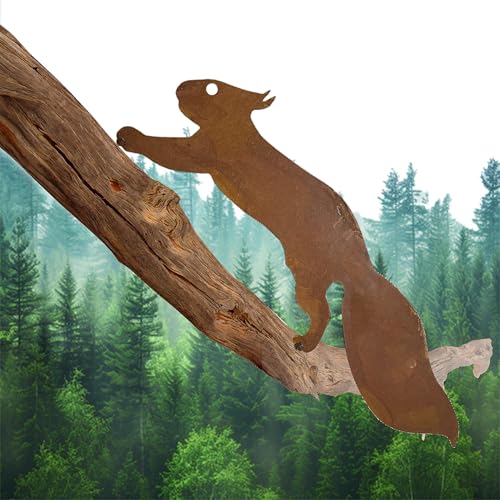 Esshogo Verrostete Eichh Rnchen Rostiges Metall Eichh Rnchen