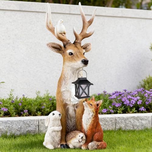 Chenboow Gartenfigur Gartendeko F R Drau En Weihnachtsdeko