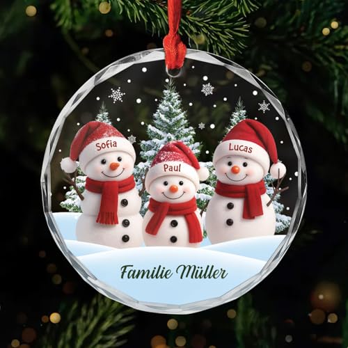 Geschenke Mall Personalisiertes Ornamente Die Familie Weihnachtskugel Mit