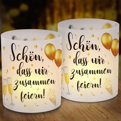 12 Windlicht Tischdeko Geburtstag Karneval Fasching Tisch Deko