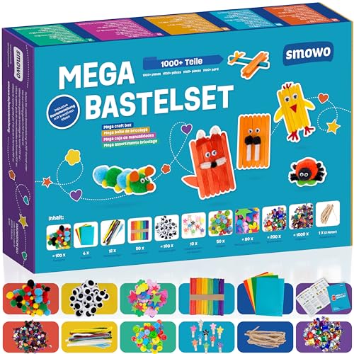 Smowo Mega Bastelset Starterset Bastelbox Mix Mit Kreativen