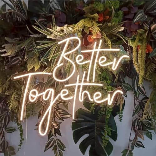 Better Together Neon Schild Led Neon Wanddekoration Led
