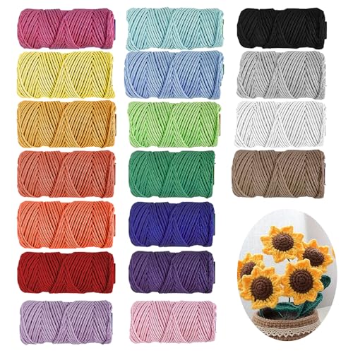 18 St Ck Makramee Garn 2mm X 30m