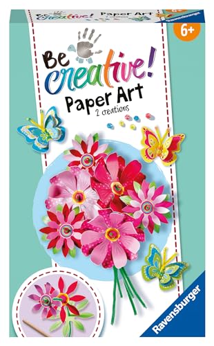 Ravensburger Becreative Paper Art Flowers Butterflies Bastelset F