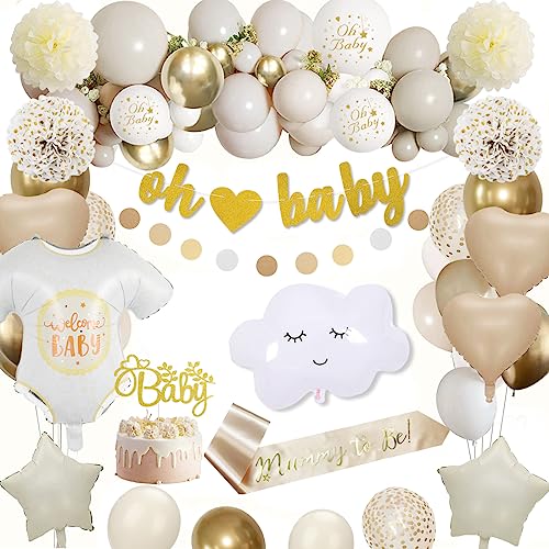 Babyparty Deko Gold Baby Shower Deko F R