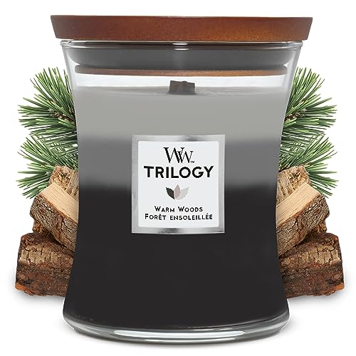 Yankee Candle Woodwick Mittelgro E Trilogy Duftkerze Im