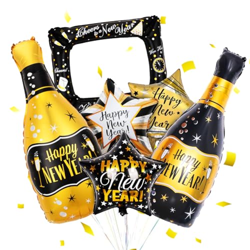 Silvester Deko 2026 Xxl 6 St Ck Silvester