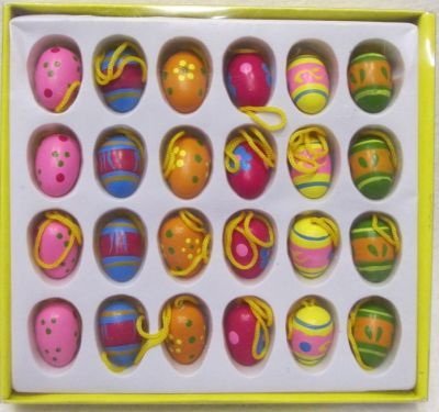 260235 Ostereier Aus Holz 2cm 24 St Ck