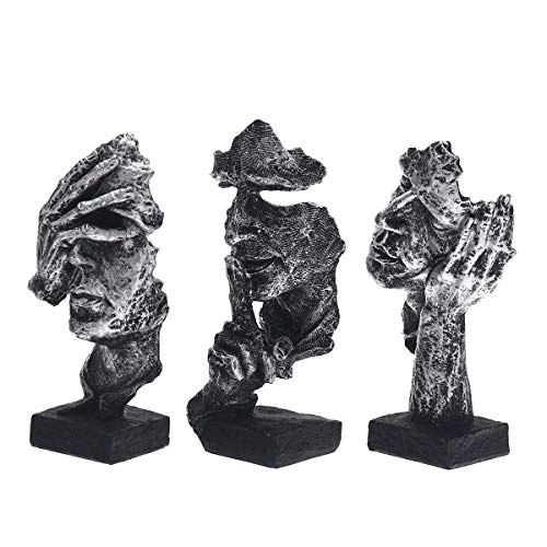 Marimor Statuen 3 St Ck Skulpturen Deko Modern