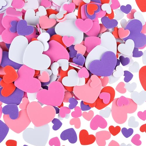 Chrorine 350 St Ck Herzaufkleber Aus Schaumstoff Zum