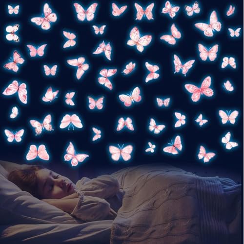 Tarklanda Schmetterlinge Leuchtend Wandtattoo Schmetterling Wandaufkleber Luminous Schmetterling