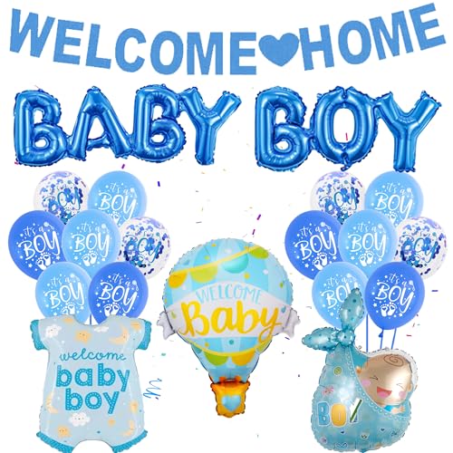 Welcome Home Baby Boy Dekorations 32 St Ck