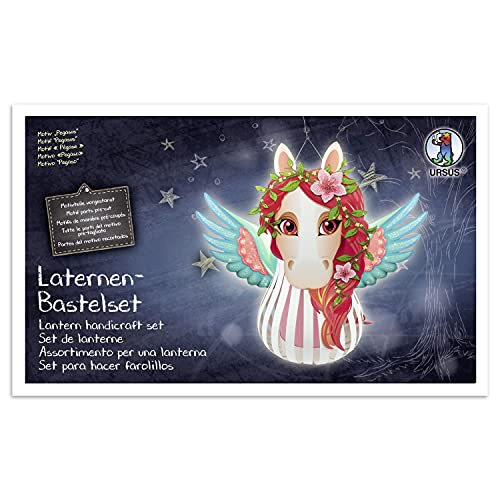 Ursus 18720016f Laternen Bastelset Pegasus Komplett Set Mit