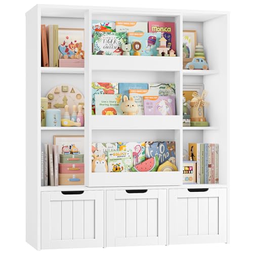 Forehill Kinderregal Mit Boxen Auf Rollen B Cherregal