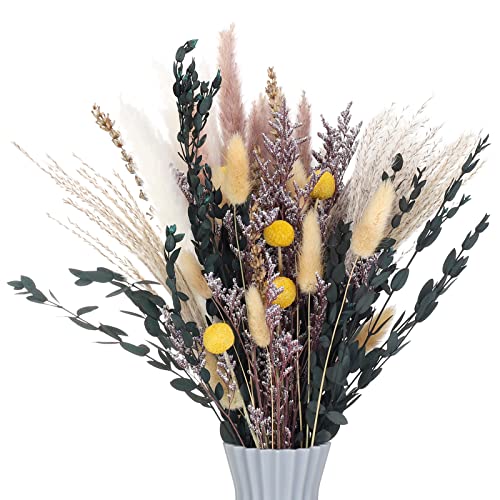 Rosewinec 60 St Ck Trockenblumen Deko Set Nat