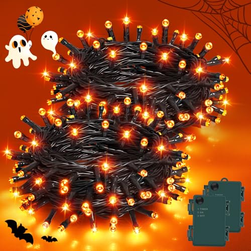 Gcstnn Halloween Deko Outdoor Lichterkette 2 St Ck