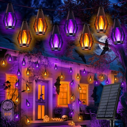 Joomer Halloween Solar Lichterkette Outdoor 12 6m 15