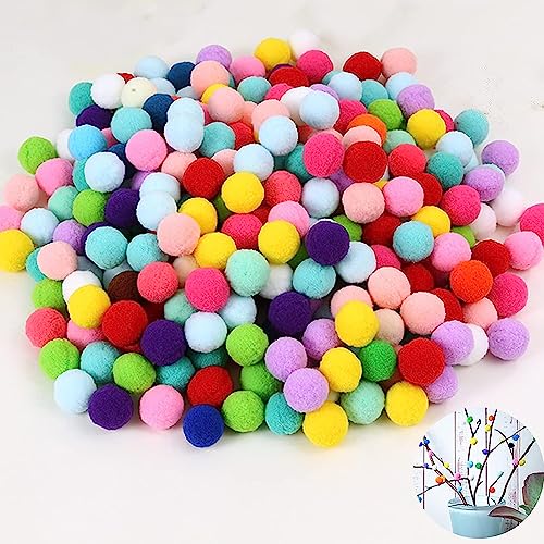 500 St Ck Bunte Pompons Probuk 10mm Kleine