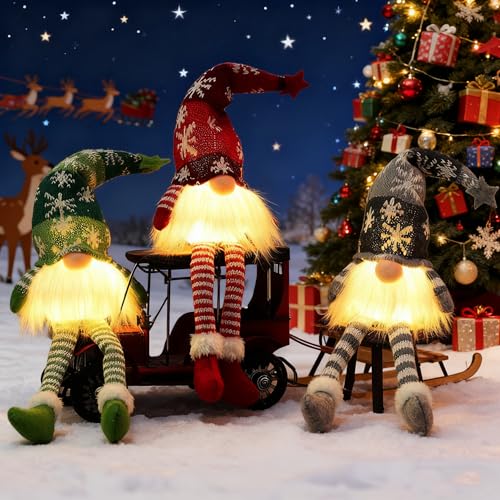Weihnachtswichtel Figuren Led Weihnachtsdeko Amerikanisch Weihnachten Deko Beleuchtet