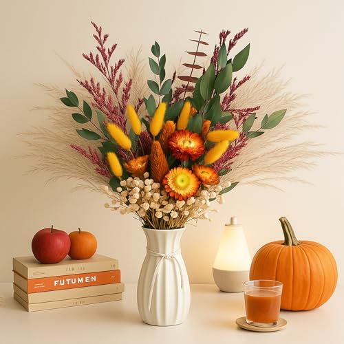 Hilkket Trockenblumen Herbst Nat Rliche 75 St Ck