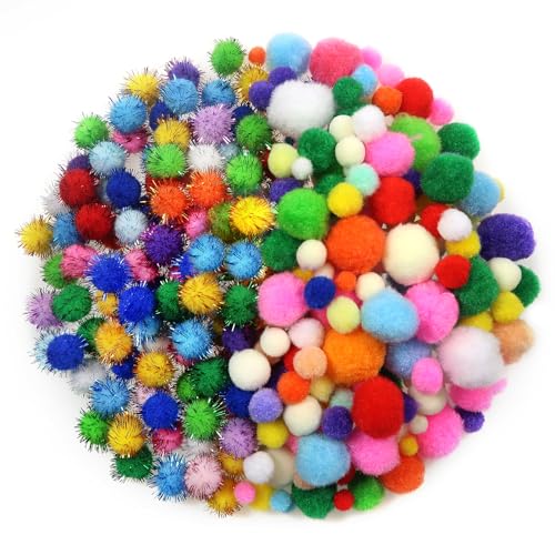 Toaob 1000 St Ck Bunte Pompons 1 3