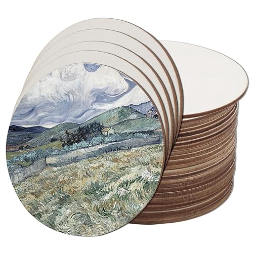 Holzscheiben 50 St Ck Runde Holzscheibe 10 Cm