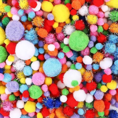 1000 St Ck Pompons Zum Basteln 1 3cm