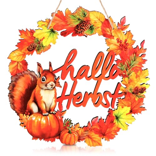 Bofunx Herbst Deko T Rkranz Aus Holz Dekokranz