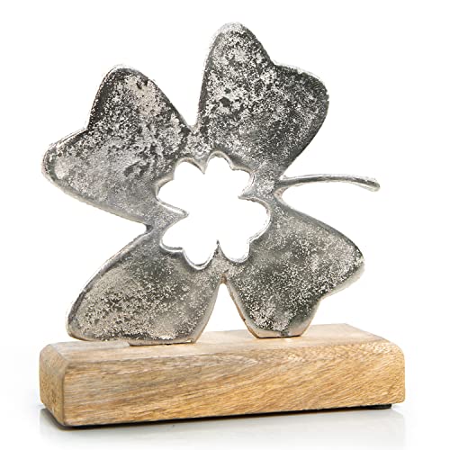 Deko Figur Kleeblatt Dekofigur Zum Hinstellen Gl Cksbringer