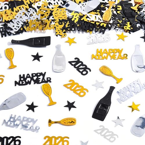 Silvester Konfetti Silvester Tischdeko Happy New Year Deko