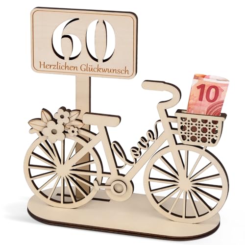 I Love Mom Geldgeschenk Geburtstag Holz Fahrrad Geschenk