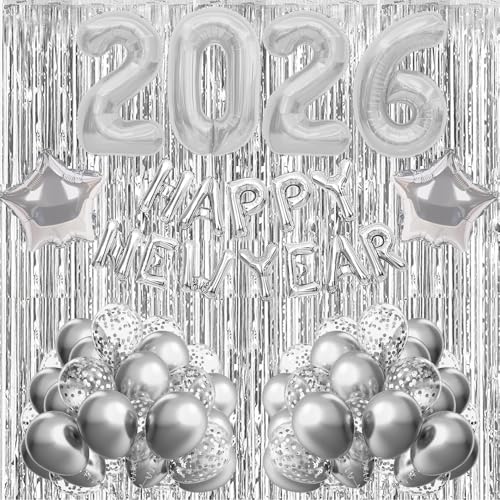 Happy New Year Deko 2026 Silvester Dekoration 2026