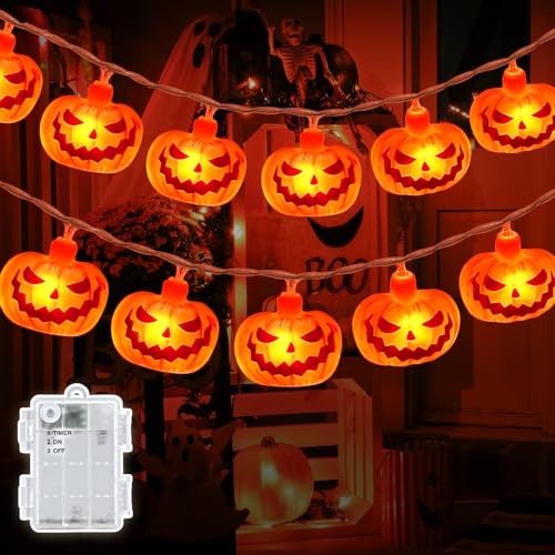 Dalugo Halloween Lichterkette 3m 20led K Rbis Lichterkette