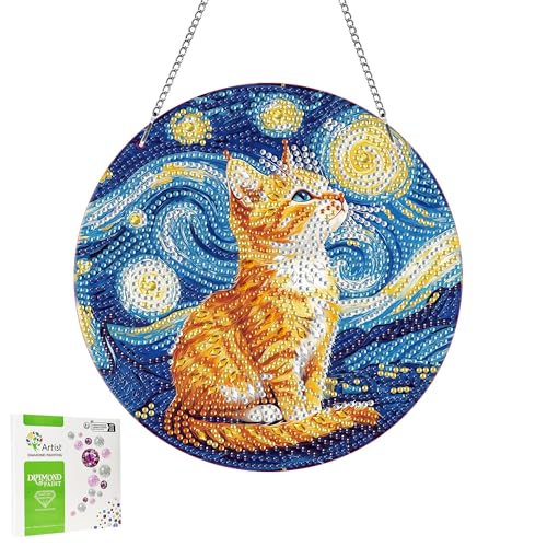 Lomsioy Diamond Art Hanging Kit For Adult Katze