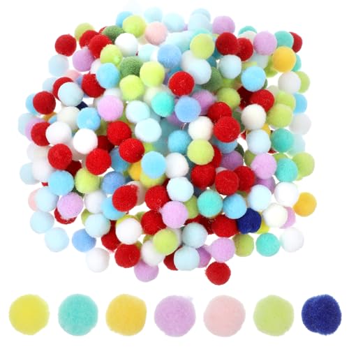 Tyqour 300 St Ck Bunte Pompons Zum Basteln