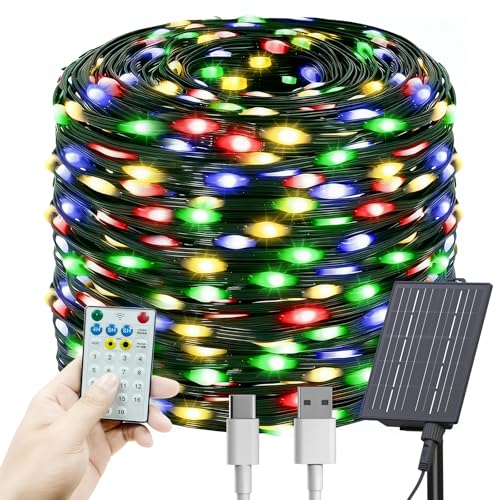 Solarbaby Solar Weihnachtsbeleuchtung Au En 60m 600 Led