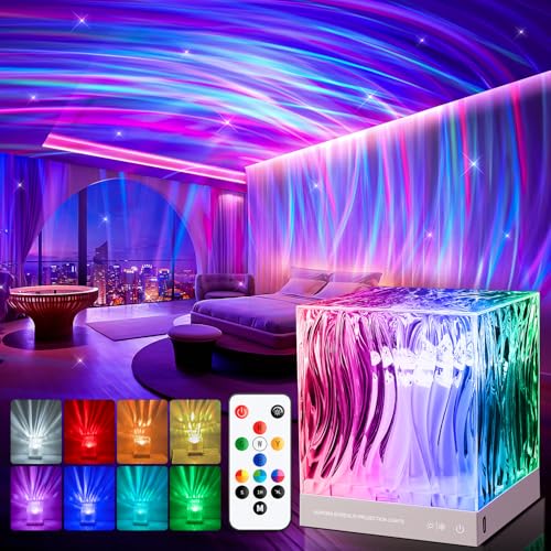 Pikoy Sternenhimmel Projektor Kinder Aurora Lampe 18 Lichtmodi