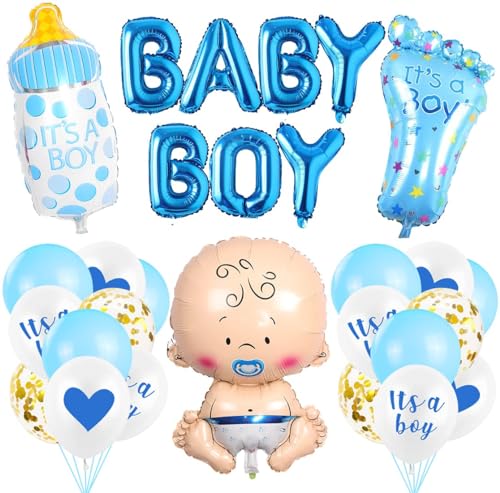 Babyparty Deko Blau Baby Shower Junge Deko Babydusche