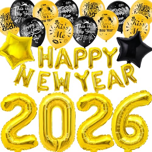 Howaf Silvester Deko 2026 Xxl Dekoration Set 2026