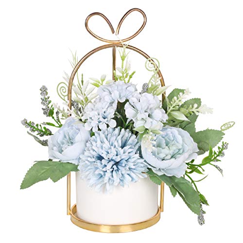 Hobyhoon K Nstliche Blumen Im Topf Unechte Deko