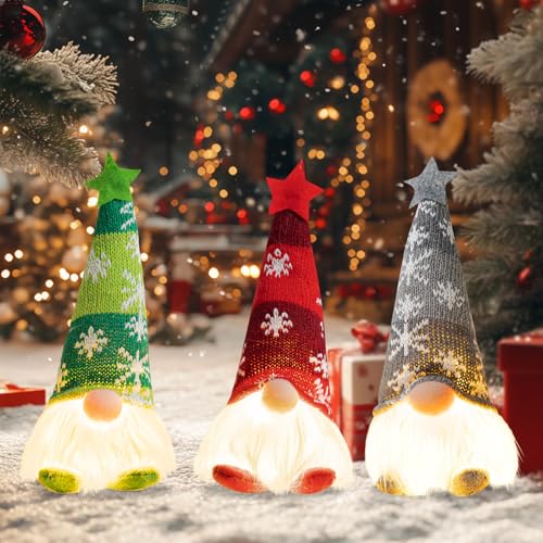 Gothicbride 3 St Ck Weihnachts Wichtel Figuren Weihnachten