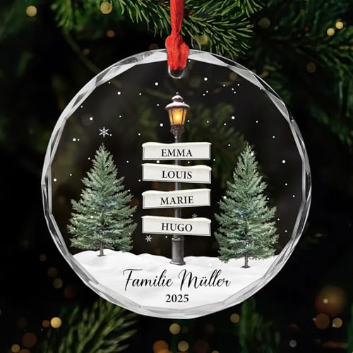 Geschenke Mall Personalisiertes Ornamente Die Familie Weihnachtskugel Mit