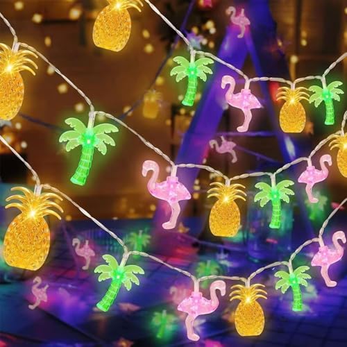 Hawaii Sommer Lichterketten 3m 20 Leds Hawaiian Tropische