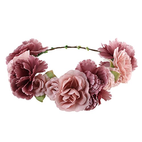 Ultnice Blumenkranz Blumen Stirnband Blumenkrone Boho Blumen Haarkranz
