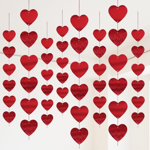 Herzgirlanden Herzf Rmige Luftschlangen Herzen Girlande Herz Banner
